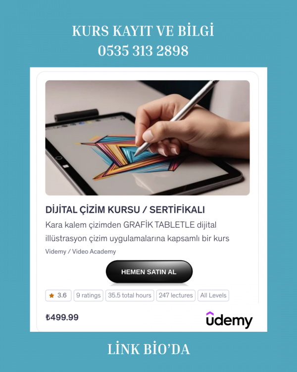DİJİTAL ÇİZİM KURSU