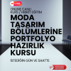 MODA TASARIM BÖLÜMLERINE ONLINE PORTFOLYO HAZIRLIK KURSU