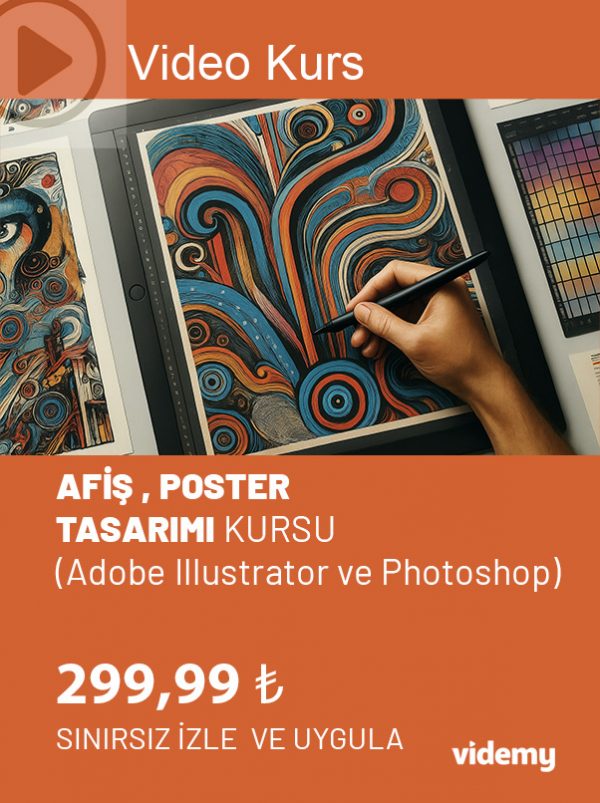 AFİŞ , POSTER TASARIMI KURSU (Illustrator ve Photoshop)
