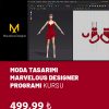 MODA TASARIMI MARVELOUS  DESIGNER PROGRAMI / SERTİFİKALI