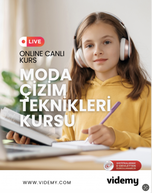 online_moda_kursu MODA (11-15 YAŞ'A ÖZEL) ONLINE MODA ÇİZİM TEKNİKLERİ SERTİFİKA KURSU