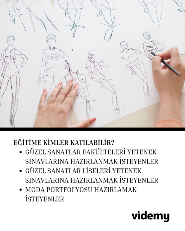 MODA YETENEK SINAVI HAZIRLIK + PORTFOLYO KURSU
