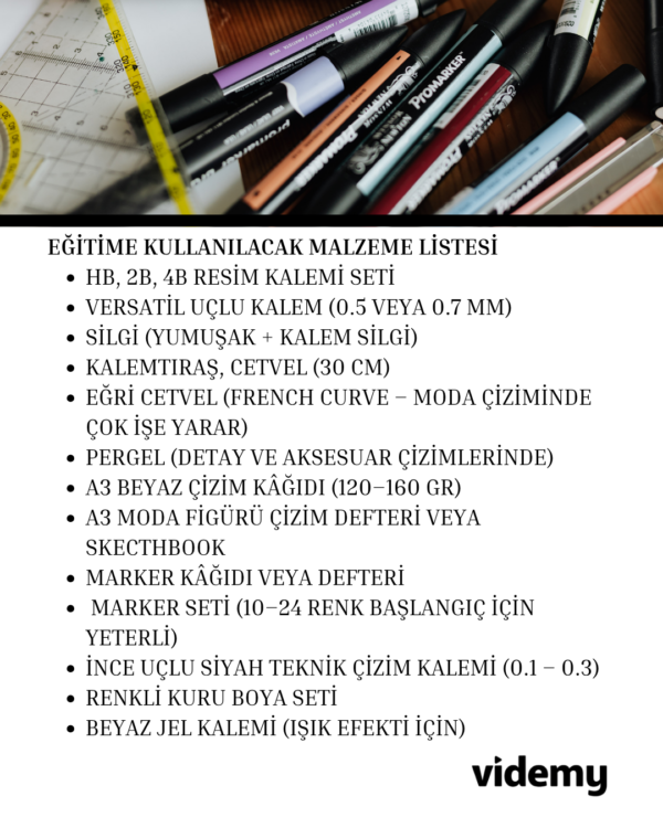 MODA YETENEK SINAVI HAZIRLIK + PORTFOLYO KURSU