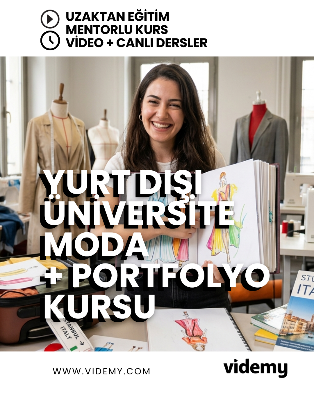 YURT DIŞI ÜNİVERSİTELERİN MODA PORTFOLYO HAZIRLIK KURSU