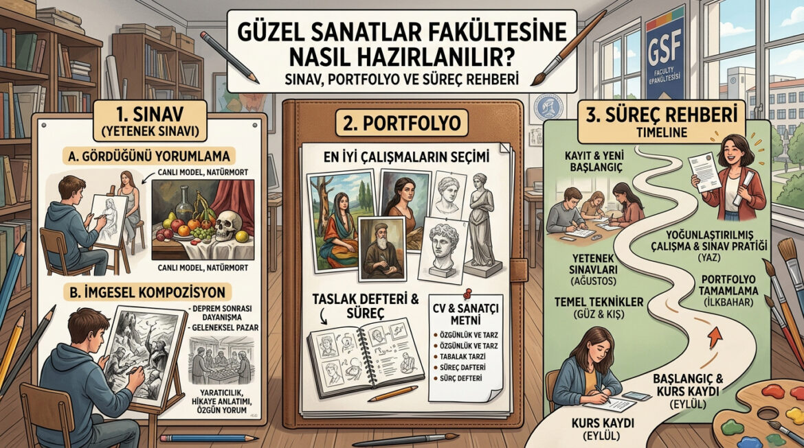 Güzel Sanatlar Fakültesine Nasıl Hazırlanılır Sınav, Portfolyo ve Süreç Rehberi