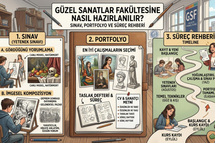 Güzel Sanatlar Fakültesine Nasıl Hazırlanılır Sınav, Portfolyo ve Süreç Rehberi